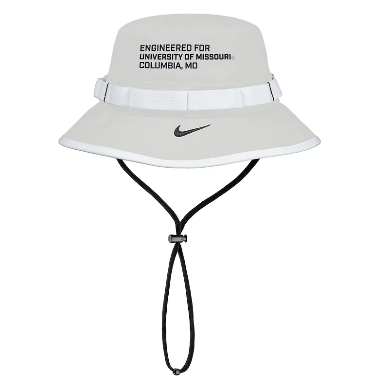 Men's Nike  Gray Missouri Tigers 2025 On-Field Boonie Performance Bucket Hat