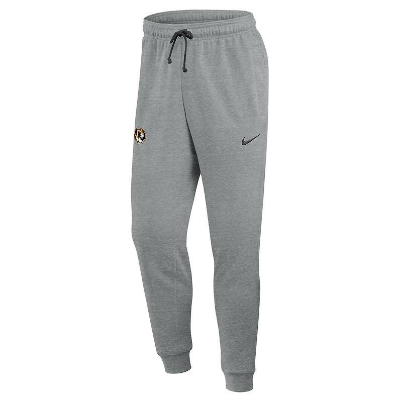 Men's Nike Heather Gray Missouri Tigers Basketball Practice Dri-FIT Taper Sweatpants