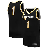 Maillot de basketball réplique Nike n° 1 noir Missouri Tigers pour homme