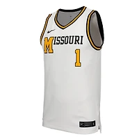 Maillot de basket-ball rétro réplique blanc des Missouri Tigers Nike pour homme