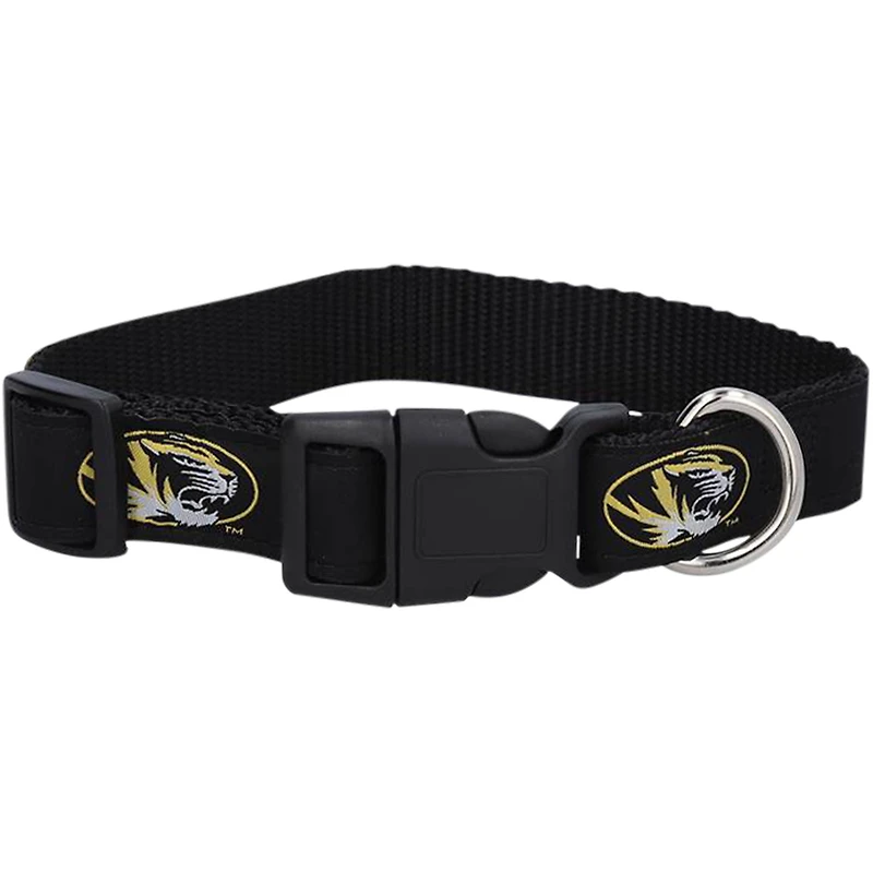 Collier pour chien régulier Missouri Tigers 1"