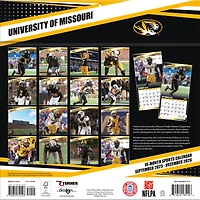 Calendrier mural 2026 des Tigers du Missouri (12 po x 12 po)