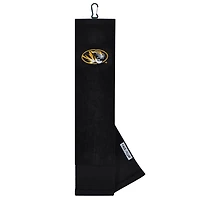 Serviette de toilette Missouri Tigers 16" x 24" à trois volets (face et club)