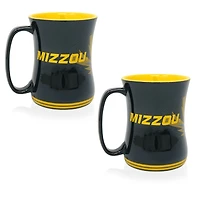 Lot de deux tasses sculptées Barista des Missouri Tigers (473 ml)
