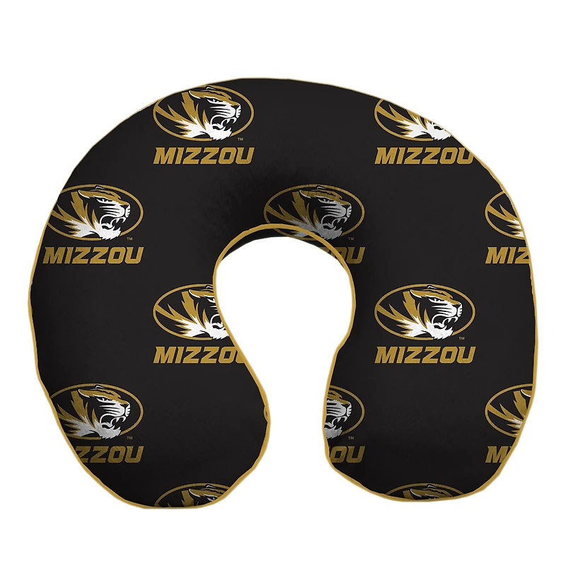 Oreiller de voyage en mousse à mémoire de forme des Missouri Tigers