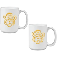 Missouri Tigers Two Pack 15oz. Vault Sketch Ceramic Mug Set