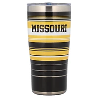 Tervis Missouri Tigres 20oz. Gobelet en acier inoxydable à rayures Hype