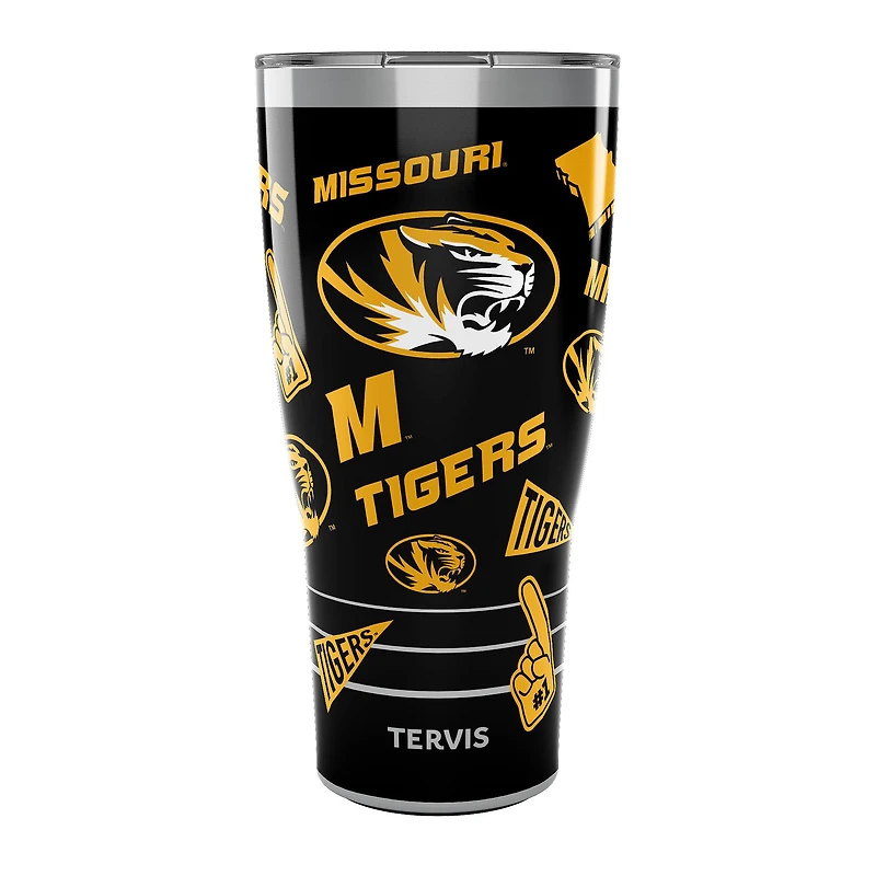 Gobelet Tervis Missouri Tigers de 30 oz avec couvercle coulissant
