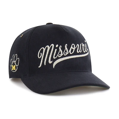 Unisex '47 Black Missouri Tigers Collections Golden Age Corduroy Hitch Adjustable Hat