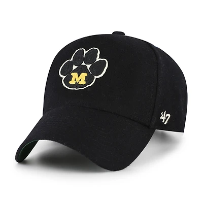 Casquette ajustable unisexe '47 Black Missouri Tigers Collections Golden Age Offside DT