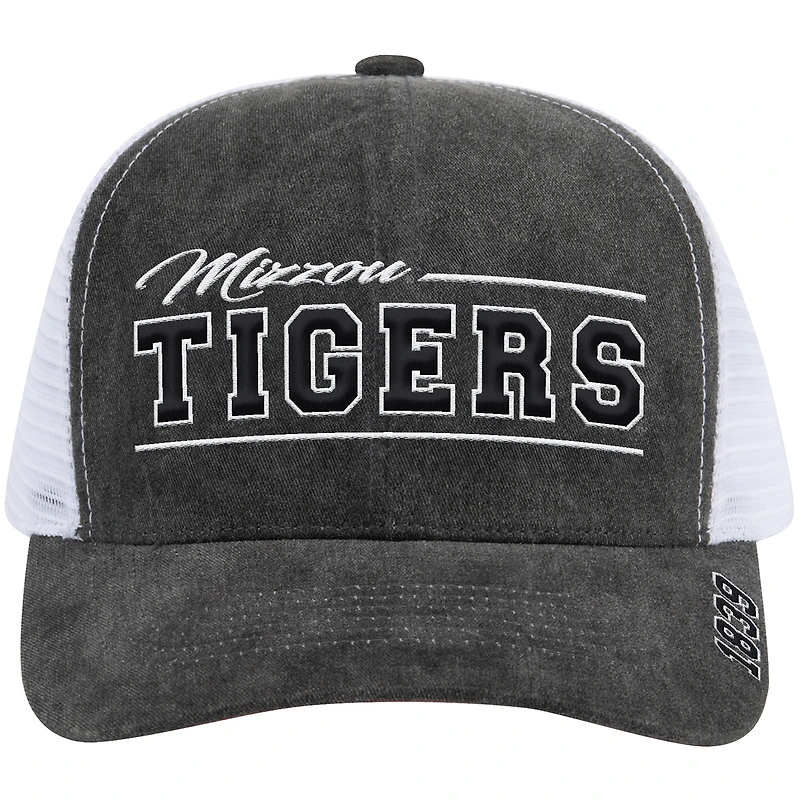 Unisex Colosseum  Gray Missouri Tigers Billy 2400 Adjustable Trucker Hat