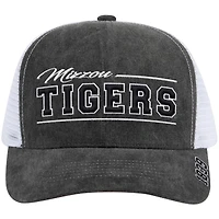 Unisex Colosseum  Gray Missouri Tigers Billy 2400 Adjustable Trucker Hat
