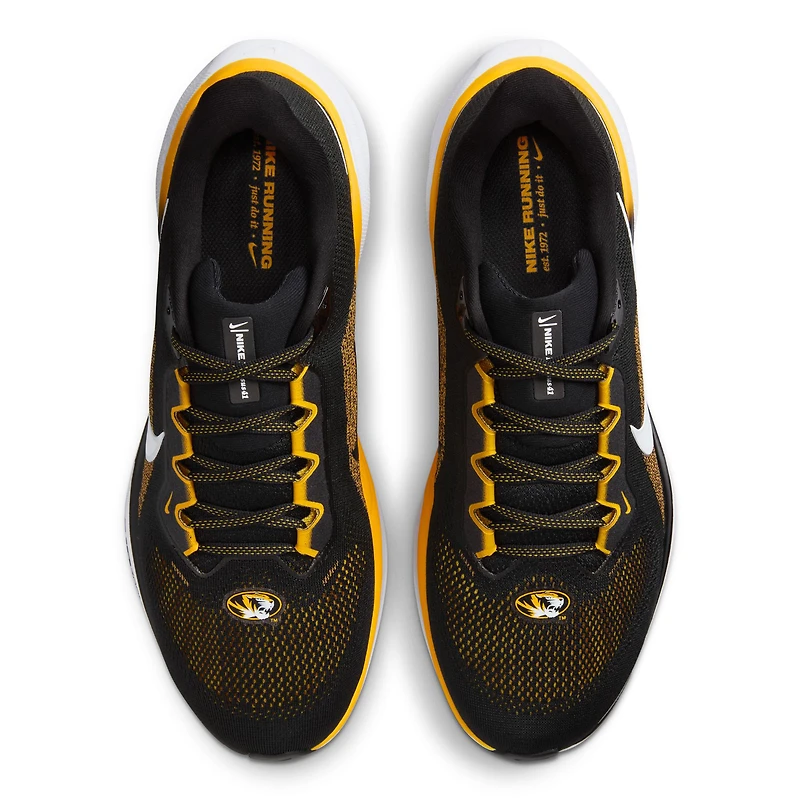 Chaussures de course unisexes Nike Zoom Pegasus 41 Missouri Tigers noires