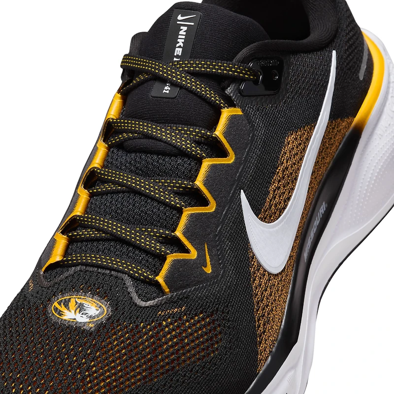 Chaussures de course unisexes Nike Zoom Pegasus 41 Missouri Tigers noires
