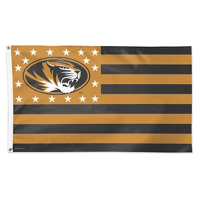 WinCraft Missouri Tigers 3' x 5' Single-Sided Deluxe Patriotic Stars & Stripes Flag