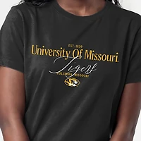 Women's Champion  Black Missouri Tigers Lifestyle T-Shirt