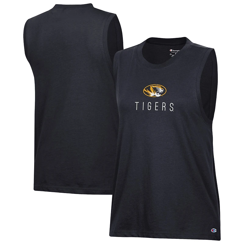 Women's Champion  Black Missouri Tigers Lifestyle Tank Top