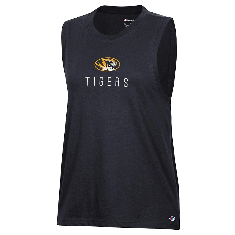 Débardeur noir Champion Missouri Tigers Lifestyle pour femmes