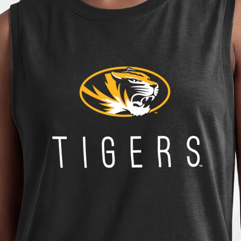 Women's Champion  Black Missouri Tigers Lifestyle Tank Top