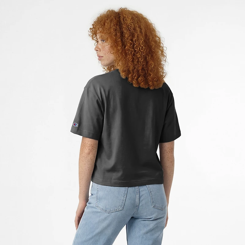 Women's Champion  Black Missouri Tigers Waist Length Wordmark T-Shirt