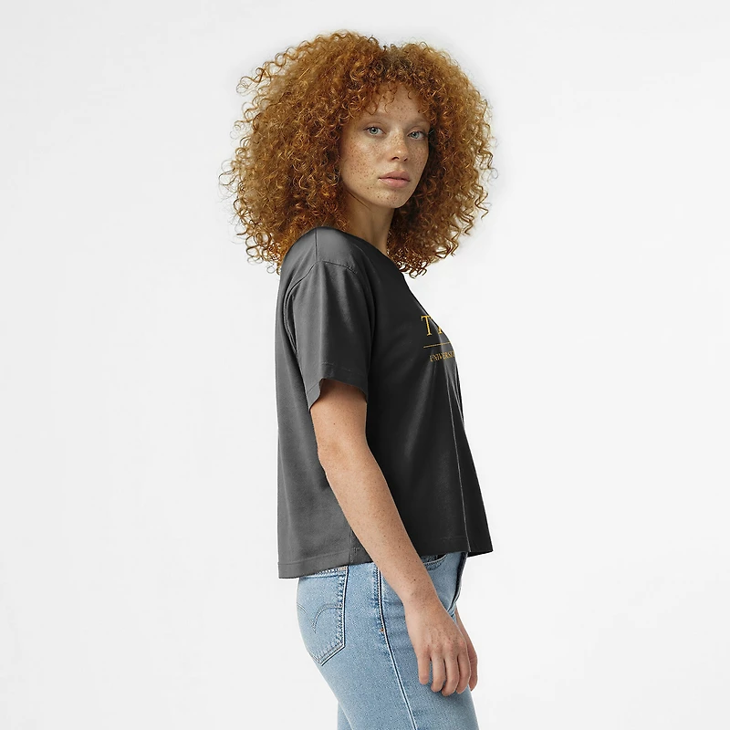 Women's Champion  Black Missouri Tigers Waist Length Wordmark T-Shirt