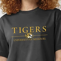 T-shirt à manches courtes pour femmes Champion Black Missouri Tigers avec logo