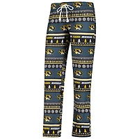 Women's Concepts Sport Black Missouri Tigers Ugly Sweater Holiday Long Sleeve Top & Pants Sleep Set