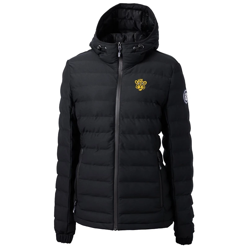 Doudoune isolante entièrement zippée pour femme Cutter & Buck Black Missouri Tigers Mission Ridge Repreve Eco