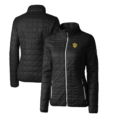 Doudoune isolante entièrement zippée PrimaLoft Eco pour femme Cutter & Buck Black Missouri Tigers Vault Rainier