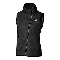 Gilet zippé pour femme, gris, Cutter & Buck, Missouri Tigers, Mainsail