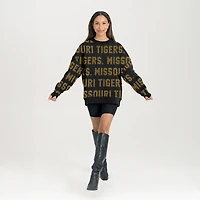 Sweat-shirt noir Gameday Couture pour femme des Missouri Tigers Hype Era