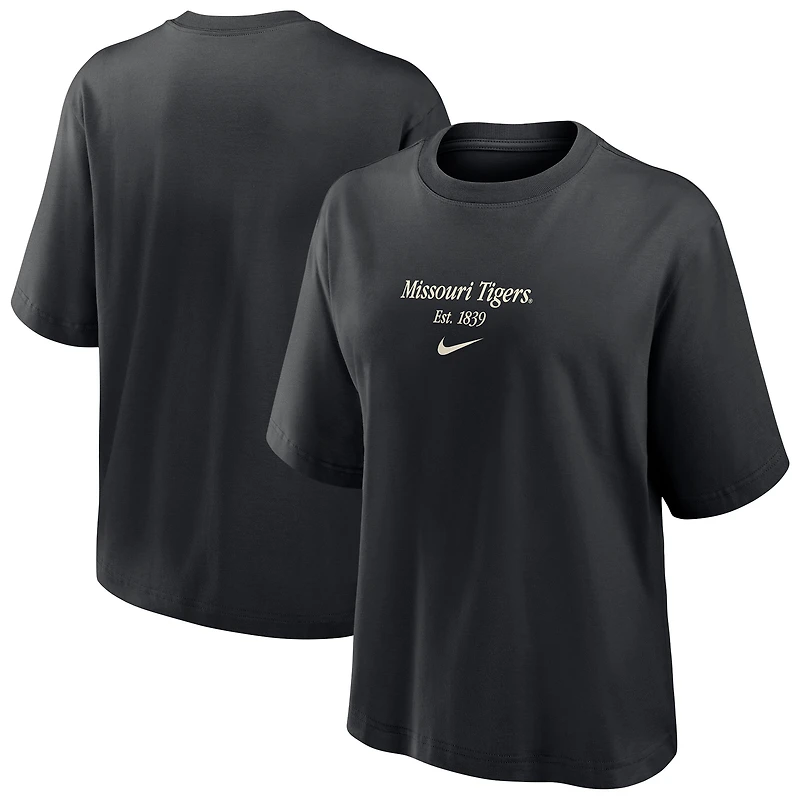 Women's Nike Black Missouri Tigers Boxy T-Shirt