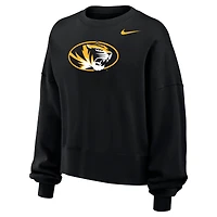 Women's Nike Black Missouri Tigers Phoenix Fleece Pullover Sweatshirt