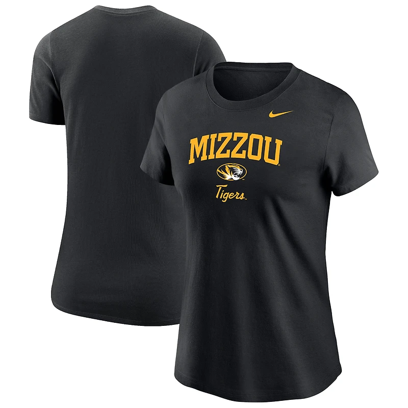 T-shirt Nike noir pour femmes Missouri Tigers