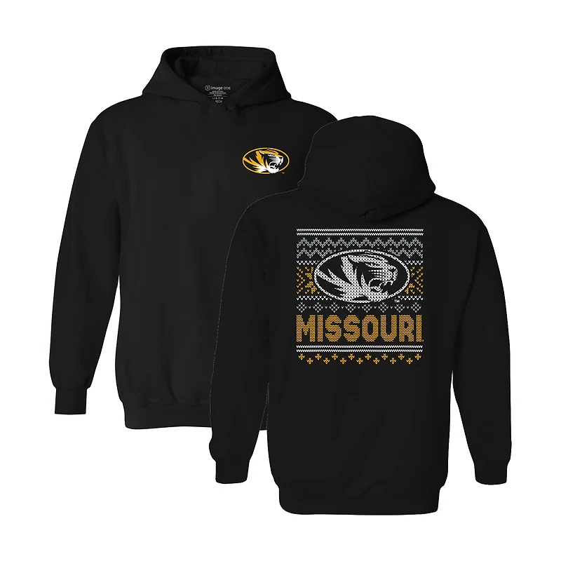 Sweat à capuche classique des Missouri Tigers noirs pour jeunes