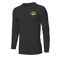 T-shirt à manches longues noir pour jeunes Missouri Tigers Snowy Polaroid