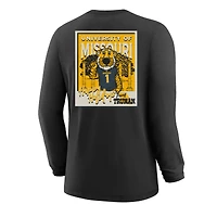 T-shirt à manches longues noir pour jeunes Missouri Tigers Snowy Polaroid