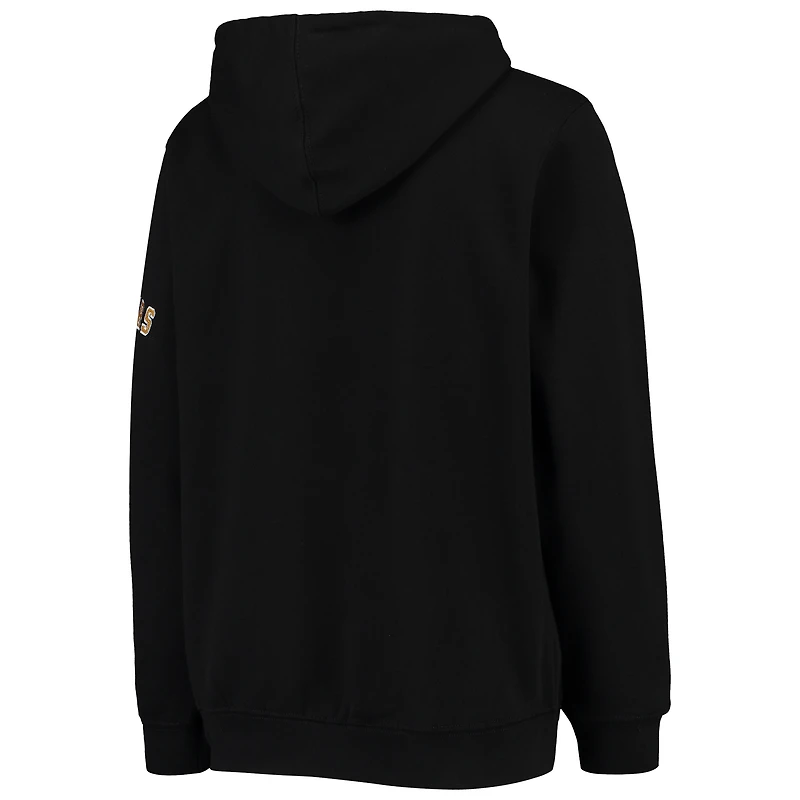 Chandail à capuchon gros logo Missouri Tigers noir Stadium Athletic pour jeune