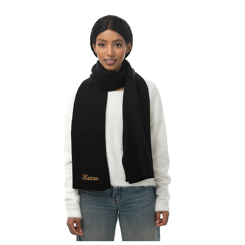 ZooZatz Black Missouri Tigers Fashion Knit Scarf