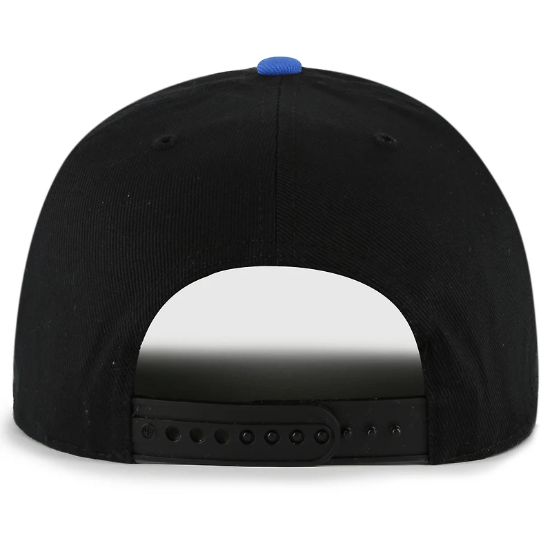 Casquette ajustable Ben Franklin Hitch noire et bleue pour homme, édition spéciale 47 du match des étoiles de la MLB 2026.