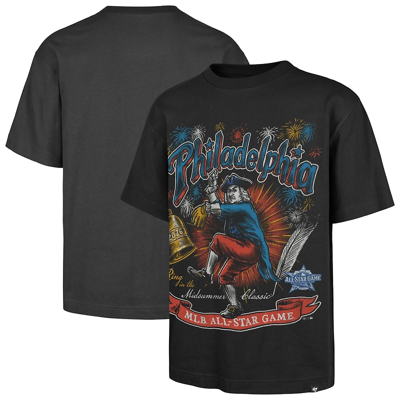 Men's '47 Black 2026 MLB All-Star Game Fireworks T-Shirt