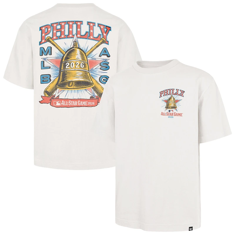 T-shirt Liberty Bell crème pour homme '47', match des étoiles MLB 2026
