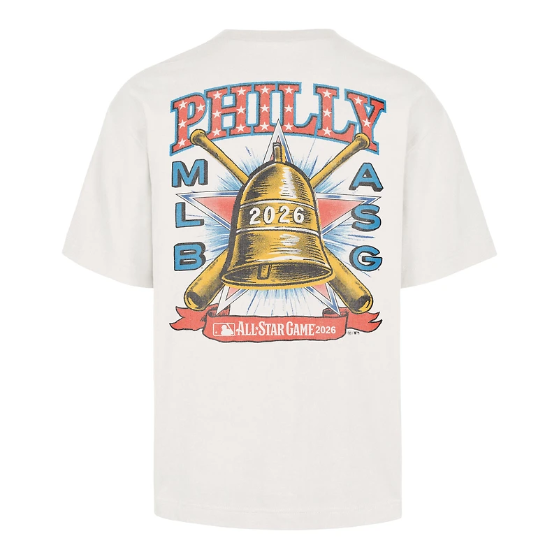 Men's '47 Cream 2026 MLB All-Star Game Liberty Bell T-Shirt