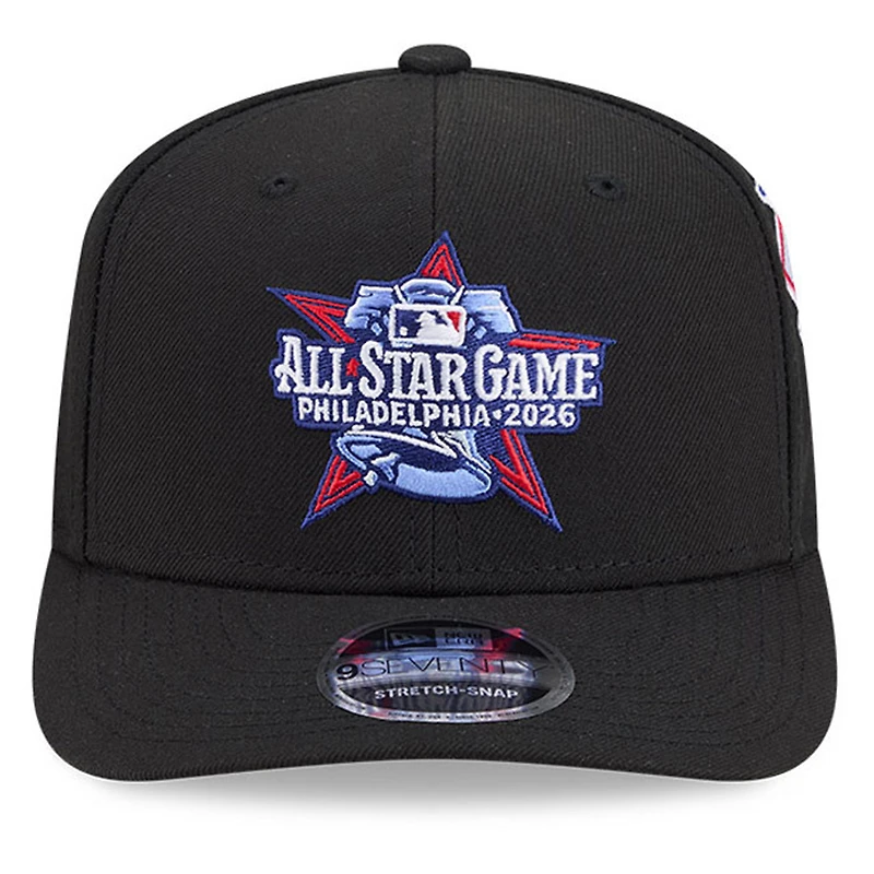 Men's New Era Black Philadelphia Phillies 2026 MLB All-Star Game Fan Pack 9SEVENTY Adjustable Hat