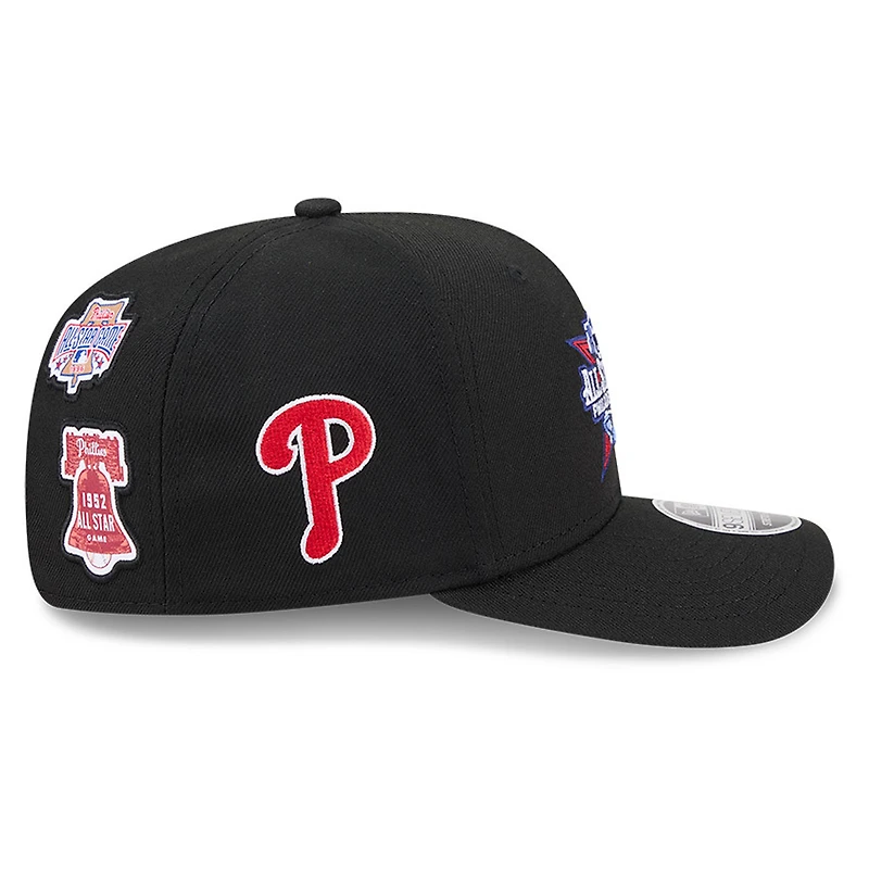 Men's New Era Black Philadelphia Phillies 2026 MLB All-Star Game Fan Pack 9SEVENTY Adjustable Hat