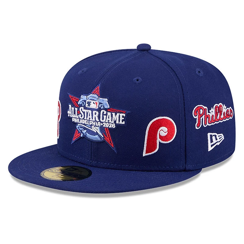 Casquette ajustée New Era bleue Philadelphia Phillies 2026 MLB All-Star Game 59FIFTY pour homme