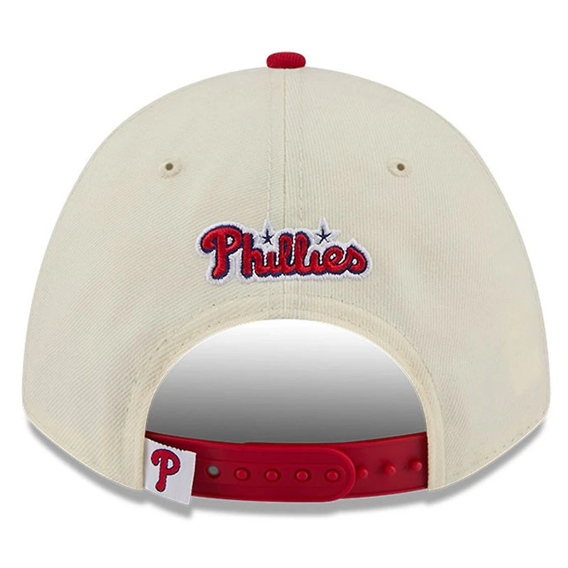 Men's New Era Cream/Red Philadelphia Phillies 2026 MLB All-Star Game Fan Pack Phanatic 9FORTY M-Crown Adjustable Hat