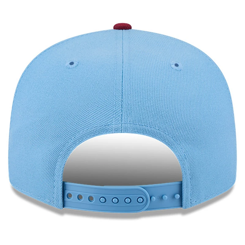 Men's New Era Light Blue/Burgundy Philadelphia Phillies 2026 MLB All-Star Game Fan Pack 9FIFTY Snapback Hat