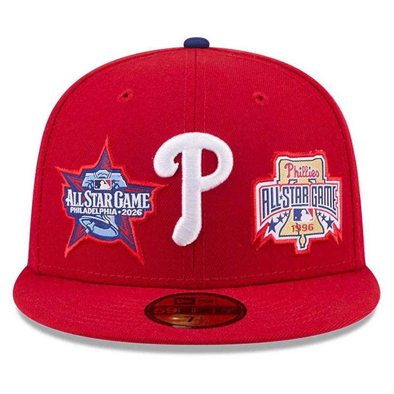 Men's New Era Philadelphia Phillies 2026 MLB All-Star Game Fan Pack 59FIFTY Fitted Hat