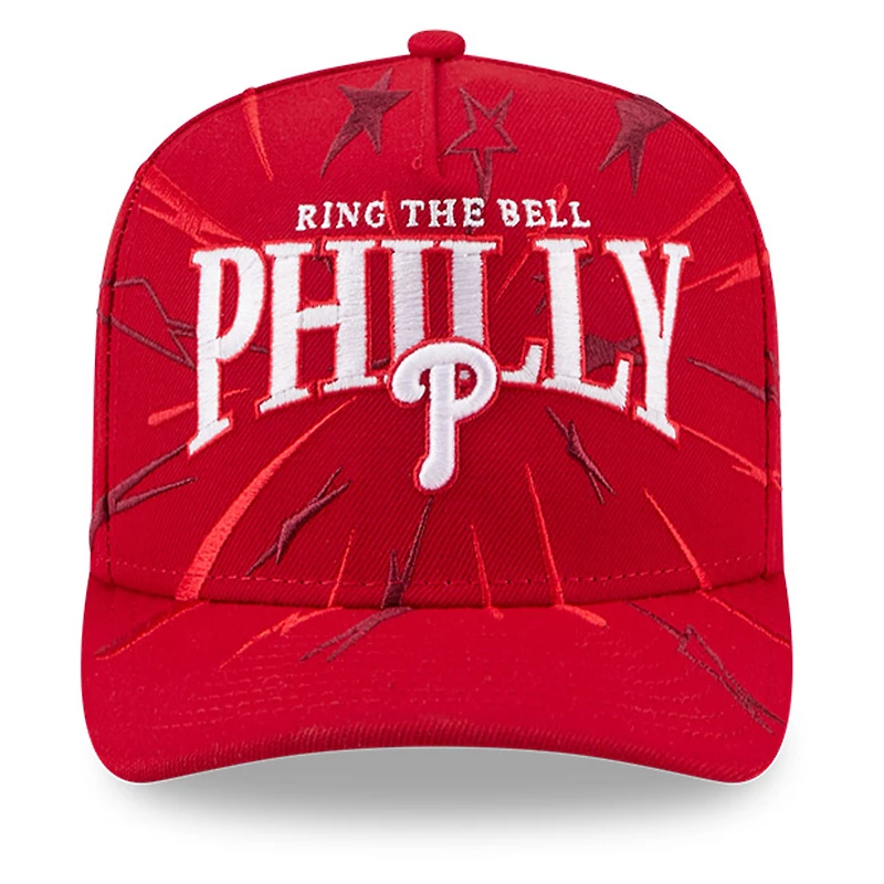Men's New Era Red Philadelphia Phillies 2026 MLB All-Star Game Fan Pack 9FIFTY A-Frame Snapback Hat